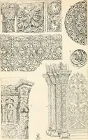 An illustration from Styles of ornament, exhibited in designs, and arranged in historical order, with descriptive text. A handbook for architects, designers, painters, sculptors, wood-carvers, chasers, modellers, cabinet-makers and artistic locksmiths as well as also for technical schools, libraries and private study (1910)