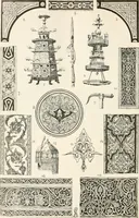 Picture 187 of 639 from Styles of ornament, exhibited in designs, and arranged in historical order, with descriptive text. A handbook for architects, designers, painters, sculptors, wood-carvers, chasers, modellers, cabinet-makers and artistic locksmiths as well as also for technical schools, libraries and private study (1910), leaf 215