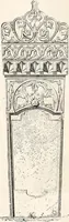 An illustration from Styles of ornament, exhibited in designs, and arranged in historical order, with descriptive text. A handbook for architects, designers, painters, sculptors, wood-carvers, chasers, modellers, cabinet-makers and artistic locksmiths as well as also for technical schools, libraries and private study (1910)