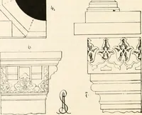 An illustration from Styles of ornament, exhibited in designs, and arranged in historical order, with descriptive text. A handbook for architects, designers, painters, sculptors, wood-carvers, chasers, modellers, cabinet-makers and artistic locksmiths as well as also for technical schools, libraries and private study (1910)
