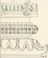An illustration from Styles of ornament, exhibited in designs, and arranged in historical order, with descriptive text. A handbook for architects, designers, painters, sculptors, wood-carvers, chasers, modellers, cabinet-makers and artistic locksmiths as well as also for technical schools, libraries and private study (1910)