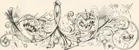 An illustration from Styles of ornament, exhibited in designs, and arranged in historical order, with descriptive text. A handbook for architects, designers, painters, sculptors, wood-carvers, chasers, modellers, cabinet-makers and artistic locksmiths as well as also for technical schools, libraries and private study (1910)