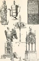 Picture 240 of 639 from Styles of ornament, exhibited in designs, and arranged in historical order, with descriptive text. A handbook for architects, designers, painters, sculptors, wood-carvers, chasers, modellers, cabinet-makers and artistic locksmiths as well as also for technical schools, libraries and private study (1910), leaf 264