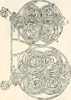 An illustration from Styles of ornament, exhibited in designs, and arranged in historical order, with descriptive text. A handbook for architects, designers, painters, sculptors, wood-carvers, chasers, modellers, cabinet-makers and artistic locksmiths as well as also for technical schools, libraries and private study (1910)