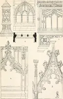 An illustration from Styles of ornament, exhibited in designs, and arranged in historical order, with descriptive text. A handbook for architects, designers, painters, sculptors, wood-carvers, chasers, modellers, cabinet-makers and artistic locksmiths as well as also for technical schools, libraries and private study (1910)