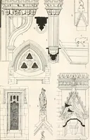 An illustration from Styles of ornament, exhibited in designs, and arranged in historical order, with descriptive text. A handbook for architects, designers, painters, sculptors, wood-carvers, chasers, modellers, cabinet-makers and artistic locksmiths as well as also for technical schools, libraries and private study (1910)