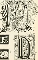 An illustration from Styles of ornament, exhibited in designs, and arranged in historical order, with descriptive text. A handbook for architects, designers, painters, sculptors, wood-carvers, chasers, modellers, cabinet-makers and artistic locksmiths as well as also for technical schools, libraries and private study (1910)