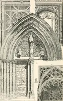 An illustration from Styles of ornament, exhibited in designs, and arranged in historical order, with descriptive text. A handbook for architects, designers, painters, sculptors, wood-carvers, chasers, modellers, cabinet-makers and artistic locksmiths as well as also for technical schools, libraries and private study (1910)