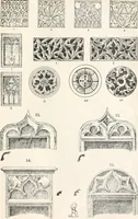 An illustration from Styles of ornament, exhibited in designs, and arranged in historical order, with descriptive text. A handbook for architects, designers, painters, sculptors, wood-carvers, chasers, modellers, cabinet-makers and artistic locksmiths as well as also for technical schools, libraries and private study (1910)