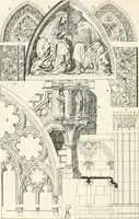 An illustration from Styles of ornament, exhibited in designs, and arranged in historical order, with descriptive text. A handbook for architects, designers, painters, sculptors, wood-carvers, chasers, modellers, cabinet-makers and artistic locksmiths as well as also for technical schools, libraries and private study (1910)