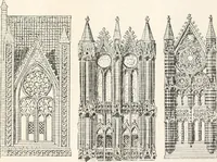 An illustration from Styles of ornament, exhibited in designs, and arranged in historical order, with descriptive text. A handbook for architects, designers, painters, sculptors, wood-carvers, chasers, modellers, cabinet-makers and artistic locksmiths as well as also for technical schools, libraries and private study (1910)