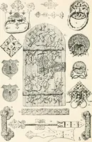 An illustration from Styles of ornament, exhibited in designs, and arranged in historical order, with descriptive text. A handbook for architects, designers, painters, sculptors, wood-carvers, chasers, modellers, cabinet-makers and artistic locksmiths as well as also for technical schools, libraries and private study (1910)