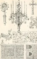 Picture 281 of 639 from Styles of ornament, exhibited in designs, and arranged in historical order, with descriptive text. A handbook for architects, designers, painters, sculptors, wood-carvers, chasers, modellers, cabinet-makers and artistic locksmiths as well as also for technical schools, libraries and private study (1910), leaf 298