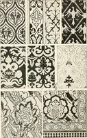 An illustration from Styles of ornament, exhibited in designs, and arranged in historical order, with descriptive text. A handbook for architects, designers, painters, sculptors, wood-carvers, chasers, modellers, cabinet-makers and artistic locksmiths as well as also for technical schools, libraries and private study (1910)