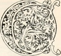 An illustration from Styles of ornament, exhibited in designs, and arranged in historical order, with descriptive text. A handbook for architects, designers, painters, sculptors, wood-carvers, chasers, modellers, cabinet-makers and artistic locksmiths as well as also for technical schools, libraries and private study (1910)