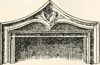 An illustration from Styles of ornament, exhibited in designs, and arranged in historical order, with descriptive text. A handbook for architects, designers, painters, sculptors, wood-carvers, chasers, modellers, cabinet-makers and artistic locksmiths as well as also for technical schools, libraries and private study (1910)