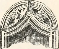 An illustration from Styles of ornament, exhibited in designs, and arranged in historical order, with descriptive text. A handbook for architects, designers, painters, sculptors, wood-carvers, chasers, modellers, cabinet-makers and artistic locksmiths as well as also for technical schools, libraries and private study (1910)