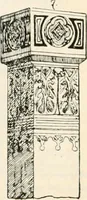 An illustration from Styles of ornament, exhibited in designs, and arranged in historical order, with descriptive text. A handbook for architects, designers, painters, sculptors, wood-carvers, chasers, modellers, cabinet-makers and artistic locksmiths as well as also for technical schools, libraries and private study (1910)