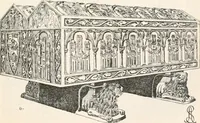 An illustration from Styles of ornament, exhibited in designs, and arranged in historical order, with descriptive text. A handbook for architects, designers, painters, sculptors, wood-carvers, chasers, modellers, cabinet-makers and artistic locksmiths as well as also for technical schools, libraries and private study (1910)