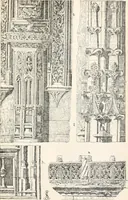 An illustration from Styles of ornament, exhibited in designs, and arranged in historical order, with descriptive text. A handbook for architects, designers, painters, sculptors, wood-carvers, chasers, modellers, cabinet-makers and artistic locksmiths as well as also for technical schools, libraries and private study (1910)