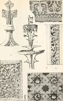 Picture 319 of 639 from Styles of ornament, exhibited in designs, and arranged in historical order, with descriptive text. A handbook for architects, designers, painters, sculptors, wood-carvers, chasers, modellers, cabinet-makers and artistic locksmiths as well as also for technical schools, libraries and private study (1910), leaf 324