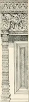 An illustration from Styles of ornament, exhibited in designs, and arranged in historical order, with descriptive text. A handbook for architects, designers, painters, sculptors, wood-carvers, chasers, modellers, cabinet-makers and artistic locksmiths as well as also for technical schools, libraries and private study (1910)