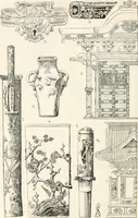 An illustration from Styles of ornament, exhibited in designs, and arranged in historical order, with descriptive text. A handbook for architects, designers, painters, sculptors, wood-carvers, chasers, modellers, cabinet-makers and artistic locksmiths as well as also for technical schools, libraries and private study (1910)