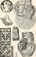 Picture 356 of 639 from Styles of ornament, exhibited in designs, and arranged in historical order, with descriptive text. A handbook for architects, designers, painters, sculptors, wood-carvers, chasers, modellers, cabinet-makers and artistic locksmiths as well as also for technical schools, libraries and private study (1910), leaf 366