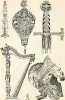 Picture 360 of 639 from Styles of ornament, exhibited in designs, and arranged in historical order, with descriptive text. A handbook for architects, designers, painters, sculptors, wood-carvers, chasers, modellers, cabinet-makers and artistic locksmiths as well as also for technical schools, libraries and private study (1910), leaf 371