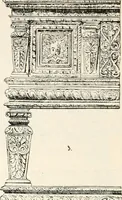 An illustration from Styles of ornament, exhibited in designs, and arranged in historical order, with descriptive text. A handbook for architects, designers, painters, sculptors, wood-carvers, chasers, modellers, cabinet-makers and artistic locksmiths as well as also for technical schools, libraries and private study (1910)