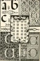 An illustration from Styles of ornament, exhibited in designs, and arranged in historical order, with descriptive text. A handbook for architects, designers, painters, sculptors, wood-carvers, chasers, modellers, cabinet-makers and artistic locksmiths as well as also for technical schools, libraries and private study (1910)
