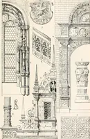 An illustration from Styles of ornament, exhibited in designs, and arranged in historical order, with descriptive text. A handbook for architects, designers, painters, sculptors, wood-carvers, chasers, modellers, cabinet-makers and artistic locksmiths as well as also for technical schools, libraries and private study (1910)