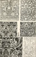 An illustration from Styles of ornament, exhibited in designs, and arranged in historical order, with descriptive text. A handbook for architects, designers, painters, sculptors, wood-carvers, chasers, modellers, cabinet-makers and artistic locksmiths as well as also for technical schools, libraries and private study (1910)