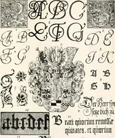 An illustration from Styles of ornament, exhibited in designs, and arranged in historical order, with descriptive text. A handbook for architects, designers, painters, sculptors, wood-carvers, chasers, modellers, cabinet-makers and artistic locksmiths as well as also for technical schools, libraries and private study (1910)