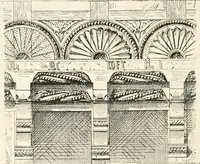 An illustration from Styles of ornament, exhibited in designs, and arranged in historical order, with descriptive text. A handbook for architects, designers, painters, sculptors, wood-carvers, chasers, modellers, cabinet-makers and artistic locksmiths as well as also for technical schools, libraries and private study (1910)