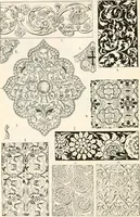 An illustration from Styles of ornament, exhibited in designs, and arranged in historical order, with descriptive text. A handbook for architects, designers, painters, sculptors, wood-carvers, chasers, modellers, cabinet-makers and artistic locksmiths as well as also for technical schools, libraries and private study (1910)