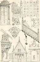 An illustration from Styles of ornament, exhibited in designs, and arranged in historical order, with descriptive text. A handbook for architects, designers, painters, sculptors, wood-carvers, chasers, modellers, cabinet-makers and artistic locksmiths as well as also for technical schools, libraries and private study (1910)