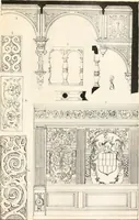 Picture 436 of 639 from Styles of ornament, exhibited in designs, and arranged in historical order, with descriptive text. A handbook for architects, designers, painters, sculptors, wood-carvers, chasers, modellers, cabinet-makers and artistic locksmiths as well as also for technical schools, libraries and private study (1910), leaf 446