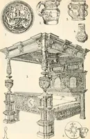 Picture 439 of 639 from Styles of ornament, exhibited in designs, and arranged in historical order, with descriptive text. A handbook for architects, designers, painters, sculptors, wood-carvers, chasers, modellers, cabinet-makers and artistic locksmiths as well as also for technical schools, libraries and private study (1910), leaf 449