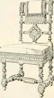 An illustration from Styles of ornament, exhibited in designs, and arranged in historical order, with descriptive text. A handbook for architects, designers, painters, sculptors, wood-carvers, chasers, modellers, cabinet-makers and artistic locksmiths as well as also for technical schools, libraries and private study (1910)