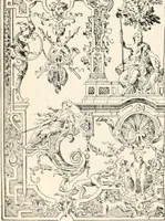 An illustration from Styles of ornament, exhibited in designs, and arranged in historical order, with descriptive text. A handbook for architects, designers, painters, sculptors, wood-carvers, chasers, modellers, cabinet-makers and artistic locksmiths as well as also for technical schools, libraries and private study (1910)
