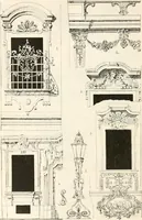 An illustration from Styles of ornament, exhibited in designs, and arranged in historical order, with descriptive text. A handbook for architects, designers, painters, sculptors, wood-carvers, chasers, modellers, cabinet-makers and artistic locksmiths as well as also for technical schools, libraries and private study (1910)
