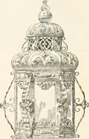 An illustration from Styles of ornament, exhibited in designs, and arranged in historical order, with descriptive text. A handbook for architects, designers, painters, sculptors, wood-carvers, chasers, modellers, cabinet-makers and artistic locksmiths as well as also for technical schools, libraries and private study (1910)