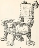 An illustration from Styles of ornament, exhibited in designs, and arranged in historical order, with descriptive text. A handbook for architects, designers, painters, sculptors, wood-carvers, chasers, modellers, cabinet-makers and artistic locksmiths as well as also for technical schools, libraries and private study (1910)