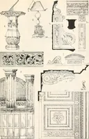 An illustration from Styles of ornament, exhibited in designs, and arranged in historical order, with descriptive text. A handbook for architects, designers, painters, sculptors, wood-carvers, chasers, modellers, cabinet-makers and artistic locksmiths as well as also for technical schools, libraries and private study (1910)