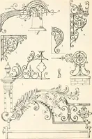 An illustration from Styles of ornament, exhibited in designs, and arranged in historical order, with descriptive text. A handbook for architects, designers, painters, sculptors, wood-carvers, chasers, modellers, cabinet-makers and artistic locksmiths as well as also for technical schools, libraries and private study (1910)