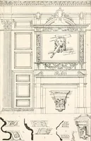 An illustration from Styles of ornament, exhibited in designs, and arranged in historical order, with descriptive text. A handbook for architects, designers, painters, sculptors, wood-carvers, chasers, modellers, cabinet-makers and artistic locksmiths as well as also for technical schools, libraries and private study (1910)