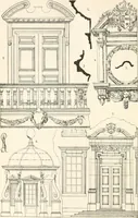 An illustration from Styles of ornament, exhibited in designs, and arranged in historical order, with descriptive text. A handbook for architects, designers, painters, sculptors, wood-carvers, chasers, modellers, cabinet-makers and artistic locksmiths as well as also for technical schools, libraries and private study (1910)