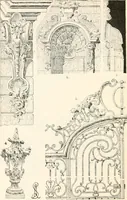 An illustration from Styles of ornament, exhibited in designs, and arranged in historical order, with descriptive text. A handbook for architects, designers, painters, sculptors, wood-carvers, chasers, modellers, cabinet-makers and artistic locksmiths as well as also for technical schools, libraries and private study (1910)