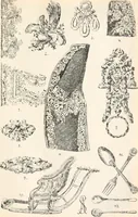 An illustration from Styles of ornament, exhibited in designs, and arranged in historical order, with descriptive text. A handbook for architects, designers, painters, sculptors, wood-carvers, chasers, modellers, cabinet-makers and artistic locksmiths as well as also for technical schools, libraries and private study (1910)